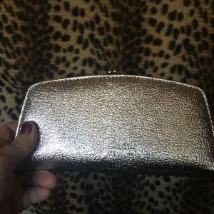 Vintage 50s Purse Petite Silver Clutch